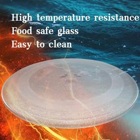 img 1 attached to 🍽️ High-Quality 12-Inch Microwave Plate Replacement, Fits Whirlpool Glass Turntable Tray - W10337247, W11367904 Equivalent