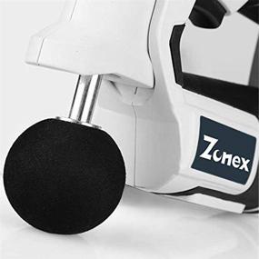 img 3 attached to 🔋 Cordless Percussion Massager: Rechargeable Handheld Percussive Muscle Stimulation - Vibration and Deep Tissue Muscle Massage Gun - 2019 Model - Zonex: Advanced Muscle Relief at Your Fingertips