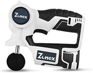 🔋 cordless percussion massager: rechargeable handheld percussive muscle stimulation - vibration and deep tissue muscle massage gun - 2019 model - zonex: advanced muscle relief at your fingertips logo