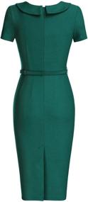 img 3 attached to MUXXN Elegant Bandage Bodycon Business Women's Clothing in Dresses