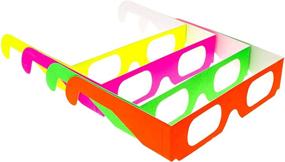 img 4 attached to Heart Effect Paper Diffraction Glasses Television & Video