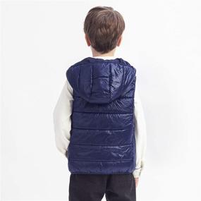 img 1 attached to Comfortable & Water Resistant: Toddler Sleeveless Lightweight Outwear for Boys