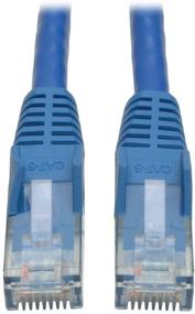 img 1 attached to Tripp Lite Cat6 Gigabit Snagless Molded Patch Cable (RJ45 M/M) - Blue