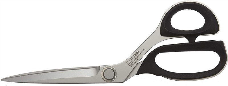 kai 7230 inch professional shears sewing logo