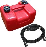 🚤 12l 3 gallon portable marine fuel tank with connector for outboard motors logo