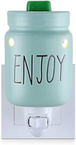 img 4 attached to 🌙 STAR MOON Wall Plug-in Wax Melt for Home Fragrance, Flameless Wax Warmer, Rae Dunn Decor, Mason Jar Design, Includes Extra Bulb, Enhance Your Space