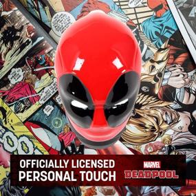 img 1 attached to 🔴 Pilot MVL-0405 Deadpool Shift Knob - Universal Fit for Marvel Fans