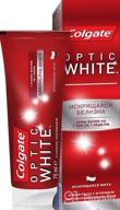 img 1 attached to 🦷 Colgate Optic White Advanced Teeth Whitening Toothpaste - Sparkling White, 3.2 Ounce (3 Pack) review by Joshua Talley