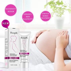 img 2 attached to Mango Stretch Marks and Scar Cream - Pregnancy Stretch Marks and Scar Removal Cream | Belly Cream for Stretch Marks and Wrinkles | Obesity Stretch Mark Moisturizing Cream | Remove Marks (40g)