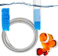 🐠 sungrow 61-inch stainless steel spring aquarium filter tube scrubber with double-ended brushes (0.5” and 1”) - ideal for u-shape and bent pipes логотип