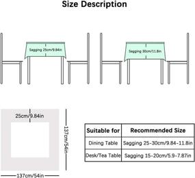 img 3 attached to ZZBIQS Скатерть Без Морщин Водонепроницаемая Пыленепроницаемая