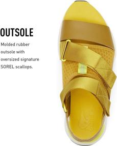 img 1 attached to Усовершенствуйте свой стиль и комфорт с сандалиями Sorel Women's Kinetic Impact.