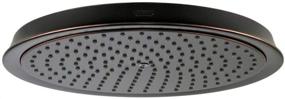 img 1 attached to Hansgrohe Raindance Classic 11-inch Showerhead Low Flow Classic 1-Spray Rain Water Saving with QuickClean in Rubbed Bronze - Product Code: 27367921