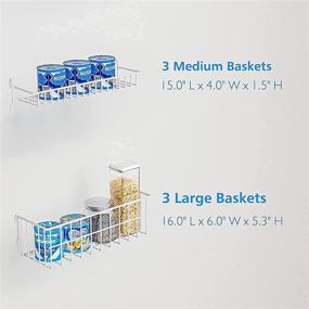 img 2 attached to Qboid SP Over The Door Pantry Organizer Rack - Efficient 6-Shelf Storage Solution with Secure Adhesive Clips and Interlocking Tiers - Versatile and Stable Attachment System for Multiple Uses