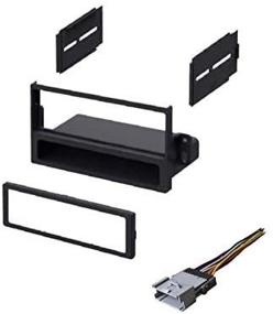 img 4 attached to ASC Car Stereo Dash Install Kit & Wire Harness 📻 for Single Din Radio in Select Saturn Vehicles: Check Compatibility & Restrictions