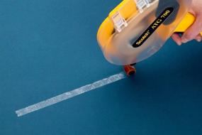 img 1 attached to 🔸 3M Scotch ATG 700 Adhesive Applicator, Yellow - 1/2 inch and 3/4 inch Rolls