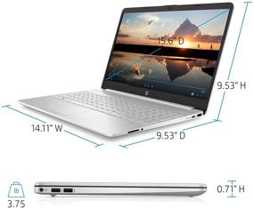 img 1 attached to 💻 HP 15-dy1036nr: 10th Gen Intel Core i5-1035G1, 15.6-Inch FHD Laptop in Natural Silver