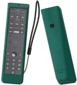 img 4 attached to SIKAI Dark Green Shockproof Silicone Case Cover for XFinity Comcast XR15 Voice Remote: Protective Skin with Remote Loop for X1 Xi6 Xi5 XG2 TV Remote
