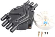 🔥 ignition distributor cap and rotor kit, compatible with chevy gmc 4.3 vortec - 1996-2005 astro, 1995-2005 blazer, 1995-2004 s10, 1999-2006 silverado, 1995-2001 jimmy, more | replace d328a 10452458 d465 logo