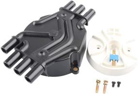 img 4 attached to 🔥 Ignition Distributor Cap and Rotor Kit, Compatible with Chevy GMC 4.3 Vortec - 1996-2005 Astro, 1995-2005 Blazer, 1995-2004 S10, 1999-2006 Silverado, 1995-2001 Jimmy, More | Replace D328A 10452458 D465