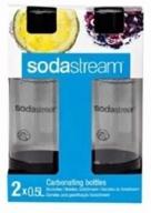 sodastream 1/2-liter carbonating bottle, black, pack of 2 логотип