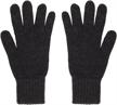 oxfords cashmere pure gloves black one men's accessories logo