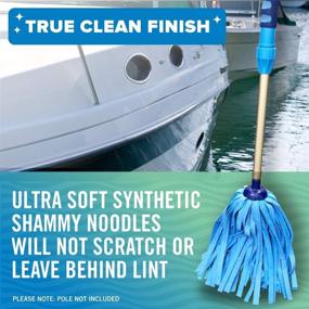 img 3 attached to Superior Boat Cleaning Solution: Better Boat Synthetic 🚤 Chamois Mop Head for Effortless Deck and Home Cleaning