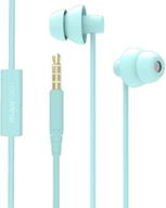 🎧 noise isolating soft sleep soundproof earbuds headphones – ideal for insomnia, side sleepers, snoring, travel, meditation & relaxation (light green) logo