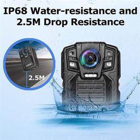 img 1 attached to BOBLOV HD66 Body Worn Camera - IP67 Waterproof 1296P Wearable Camera - Audio & Video Recorder - 170° Wide Angle - IR Night Vision - 360° Rotation Clip - 64GB Storage