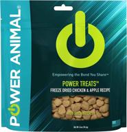 premium freeze dried dog and cat treats - power animal power treats - 🐾 real meat first ingredient, all natural, humanely sourced, made in usa - top quality ingredients logo
