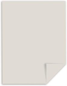 img 2 attached to 📄 Neenah Wausau 82341 Vellum Bristol Cover Stock: 8-1/2 x 11, 67-lb, Gray - 250 Sheets/Pack