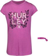 hurley girls graphic t shirt x large girls' clothing logo