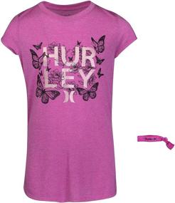 img 2 attached to Hurley Girls Graphic T Shirt X Large Girls' Clothing