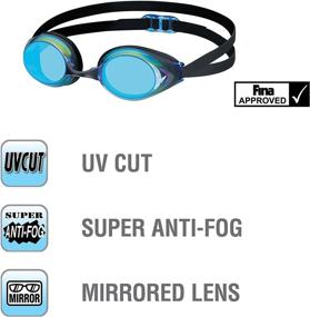 img 3 attached to VIEW Swimming Gear Mirrored Goggles Sports & Fitness