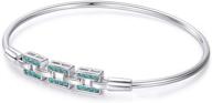 🐬 koaem elegant dolphin bracelet – silver 3d, crystal spring bangle in green/blue/pink – perfect gift for friend, sister, mom, wife, daughter logo