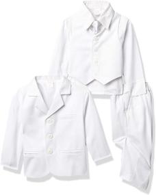 img 4 attached to Kaifer Boys Formal 5 Piece White