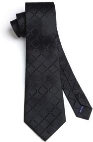 img 2 attached to HISDERN Handkerchief Classic Necktie Pocket Men's Accessories