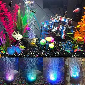 img 1 attached to Shleyqin Aquarium Multi Colored Underwater Bubbler