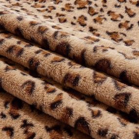 img 1 attached to Softan Blanket Leopard Reversible Washable