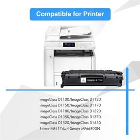 img 3 attached to 🖨️ High-Quality Compatible Toner Cartridge Replacement for Canon 120 (CRG-120 CRG120) Suitable for Canon ImageCLASS D1550, D1520, D1350, D1320, D1370, D1120, D1150, D1100, D1180, D1170 Printers Ink (Black, Pack of 2)