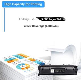 img 2 attached to 🖨️ High-Quality Compatible Toner Cartridge Replacement for Canon 120 (CRG-120 CRG120) Suitable for Canon ImageCLASS D1550, D1520, D1350, D1320, D1370, D1120, D1150, D1100, D1180, D1170 Printers Ink (Black, Pack of 2)