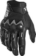 🚵 enhance your mountain biking experience with fox racing men's bomber gloves logo