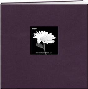 img 3 attached to Pioneer 12x12 Fabric Frame Scrapbook, Wildberry Purple (023602636538)