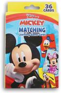 mickey mouse matching card preschool logo