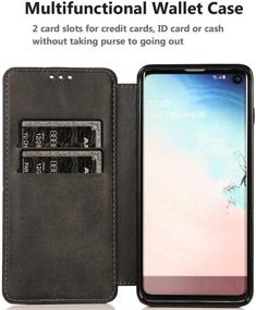 img 1 attached to 👔 AQUEY Shockproof Kickstand Wallet: Ideal Men's Accessories for Cards, Money Organizers, and more