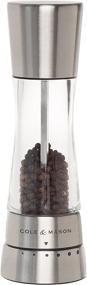 img 4 attached to 🌶️ COLE & MASON Derwent Pepper Grinder - Stainless Steel Mill with Gourmet Precision Mechanism and Premium Peppercorns