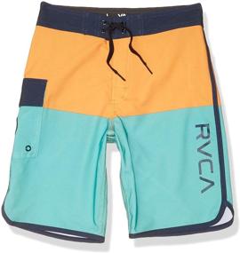 img 3 attached to RVCA Boys Eastern Trunk Rust Boys' Clothing