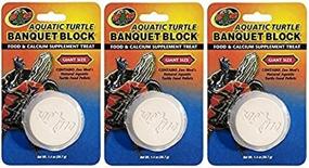 img 2 attached to 🐢 Three Pack of Giant Zoo Med Aquatic Turtle Banquet Blocks for Long-Lasting Nourishment