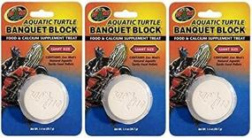 img 1 attached to 🐢 Three Pack of Giant Zoo Med Aquatic Turtle Banquet Blocks for Long-Lasting Nourishment