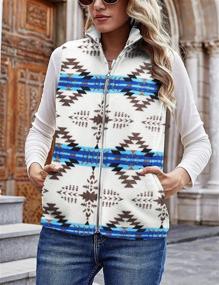 img 3 attached to Womens Lightweight Sherpa Quilted Pockets Women's Clothing